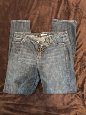 Lee Straight-Leg Women’s Jeans — Mid Rise Blue Wash